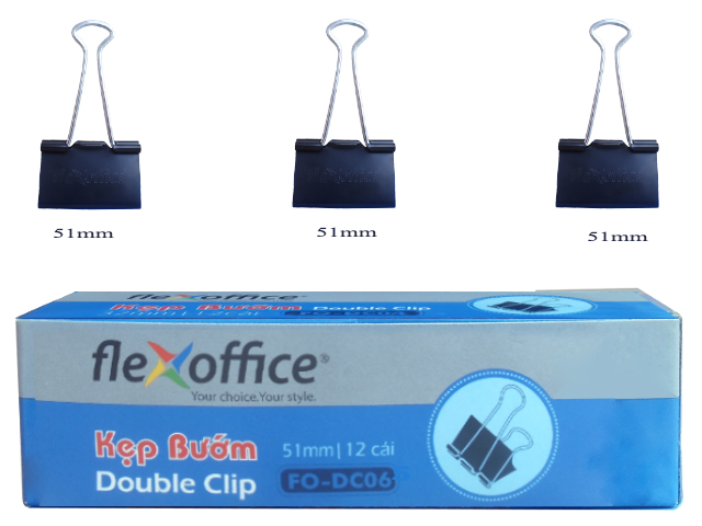 kẹp bướm 51mm FO-DC06 51mm flexoffice